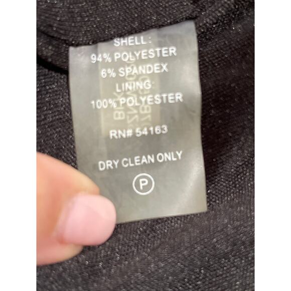 Calvin Klein Dress Women's 4 Black One-Shoulder Maxi Gown Formal Party Holiday - Picture 5 of 5